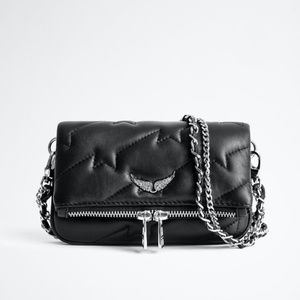 NWT Zadig & Voltaire Quilted Rock Nano Crossbody Bag